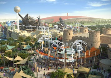 Abu Dhabi Attraction Tour with Grand Mosque Visit and Yas Waterworld Ticket